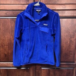 Patagonia Kids Royal Blue Fleece Pullover